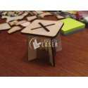 Dollhouse table template laser cut svg vector