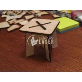 Dollhouse table template laser cut svg vector