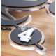 Sun and Moon wall clock home decor laser cut