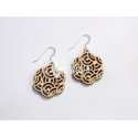 Aretes de diseño oriental para corte archivo láser