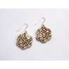 Aretes de diseño oriental para corte archivo láser
