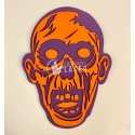 Zombie face laser cut svg vector design