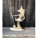 Halloween witch napkin holder laser cut file