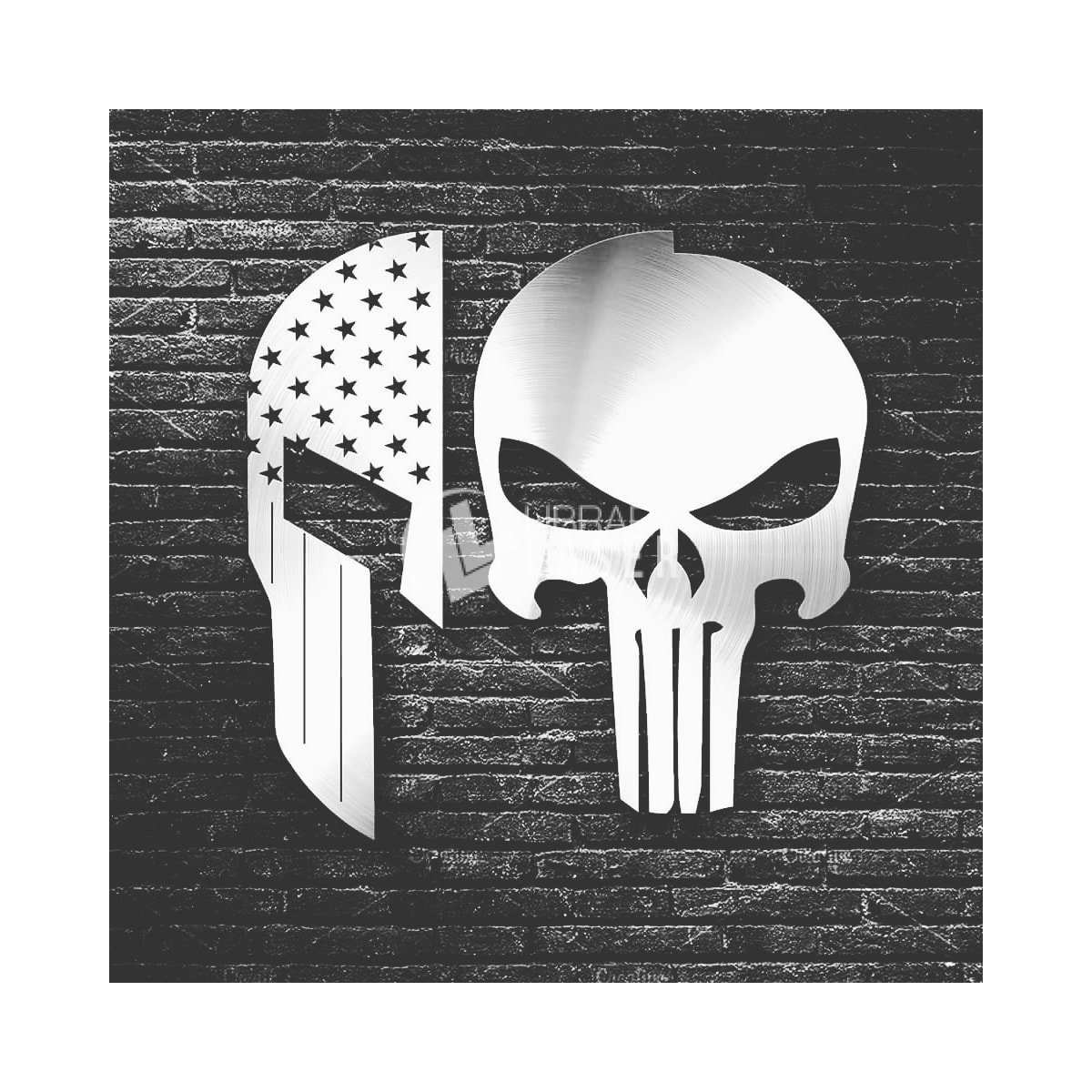 Máscara de calavera archivo para corte láser