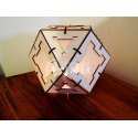 Wooden Cuboctahedron lamp laser cut ai file