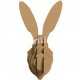 Rabbit head wall hanging decor laser cut file