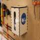Respirator wall mount box laser cut dxf