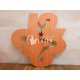 Stylish wooden wall clock laser cut vector