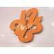 Stylish wooden wall clock laser cut vector