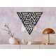 Abstract triangle wall decor laser cut svg