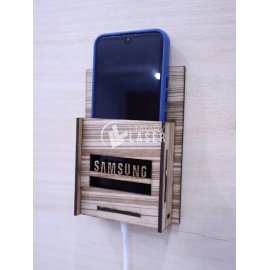 Soporte de carga para celular de pared 3mm láser