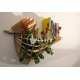 Wall pocket shelf laser cut dxf vector