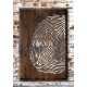 Fingerprint wood wall art laser cut vector
