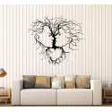Abstract loving couple tree laser cut dxf