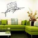 Sailfish wall decor laser cut vector design