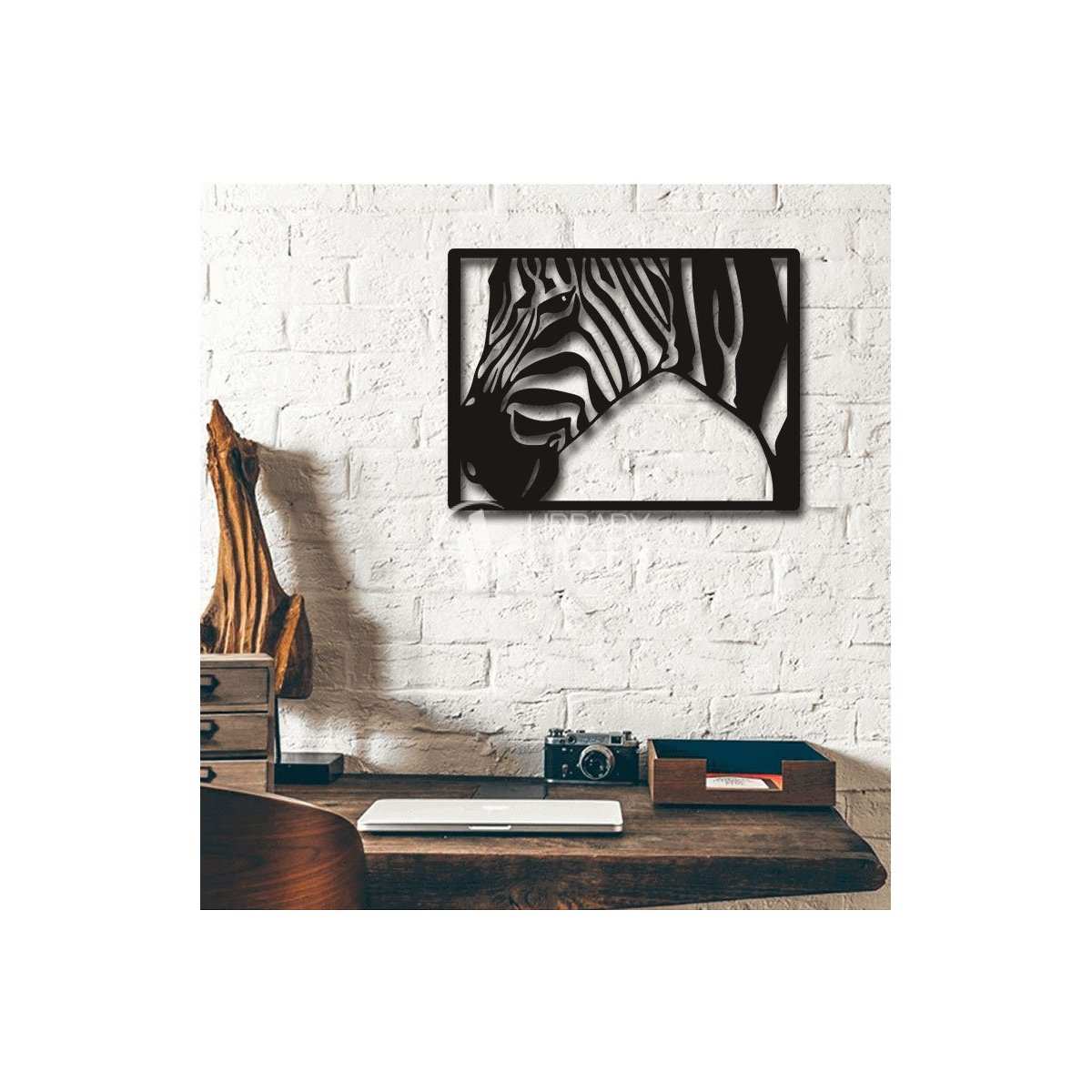 Decoración de pared Cebra archivo para láser