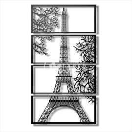 Arte de pared Torre Eiffel paneles archivo