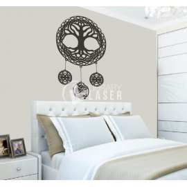 Árbol de la Vida Celta decoración de pared láser