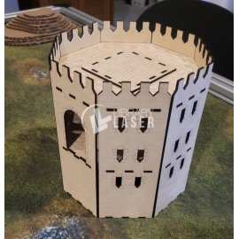 Torre de castillo para juegos RPG o Wargames láser