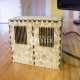 Recycled parts speakers laser cut design