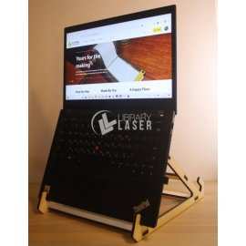 Dual angle laptop stand laser cut svg file