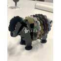 Sheep shaped coasters laser cut dxf vector