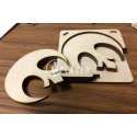 Star Wars Rebel Alliance coasters laser cut