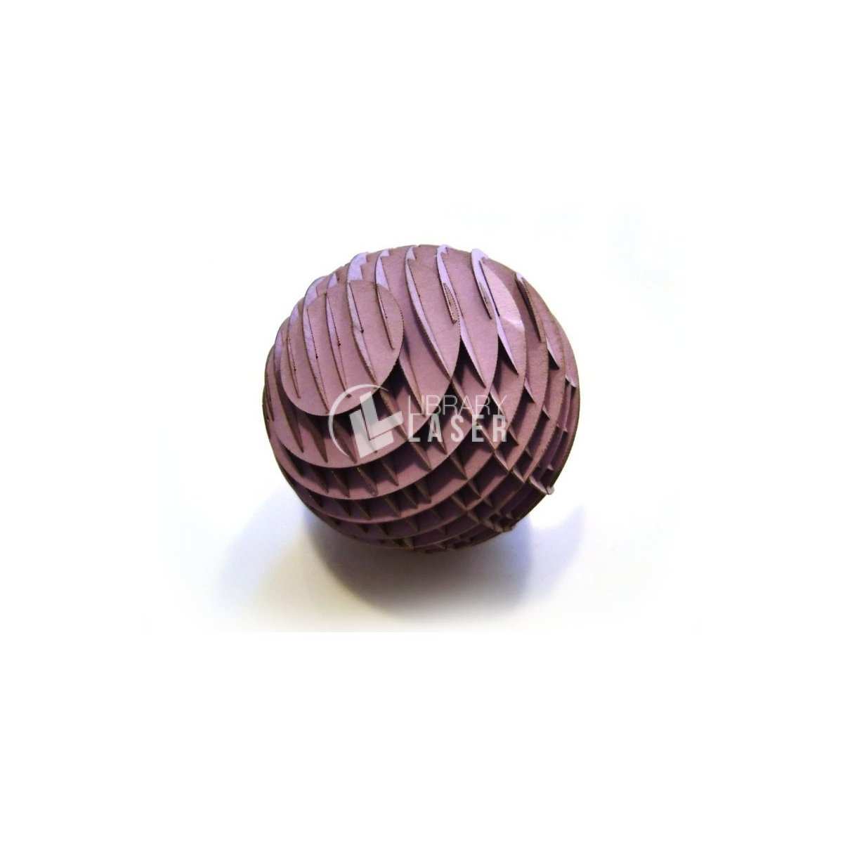 Puzzle 3D Paperball archivo para corte láser