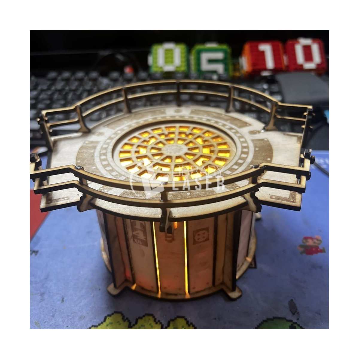 Modelo Rotonda Nordgrim archivo para láser