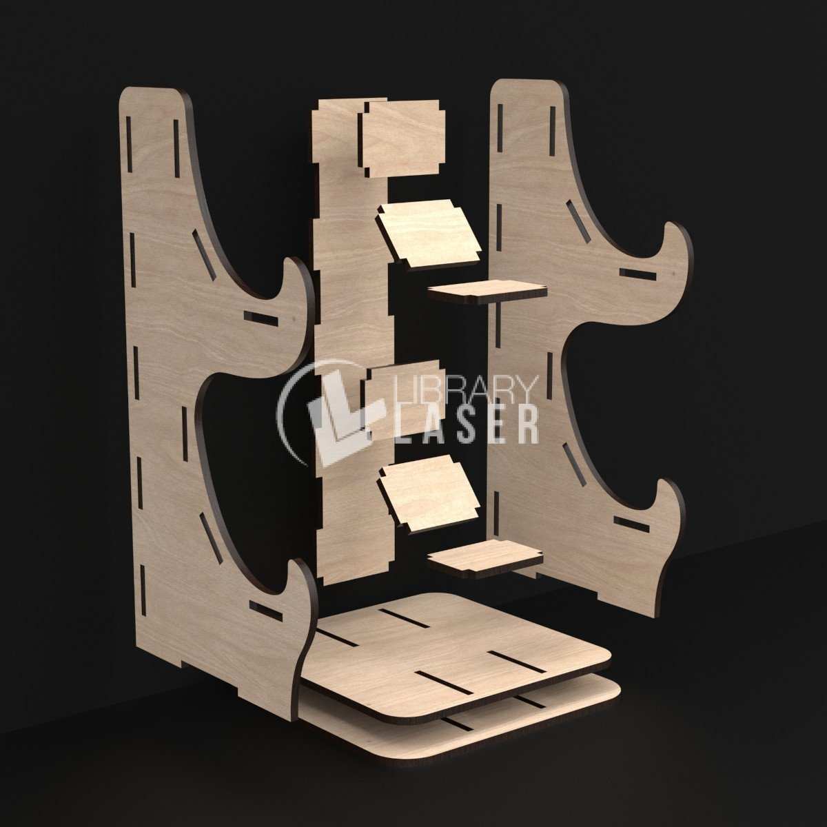 Video game controller holder laser cut svg