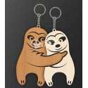Penguin keychain laser cut vector file