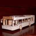 Mercedes Benz bus 3D model laser cut file