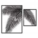 Fern decorative frame laser cut vector file