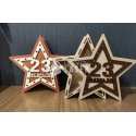 Star shaped gift box laser cut vector file