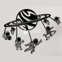 Decoración de pared Astronauta para niños láser