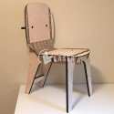 Living hinge chair laser cut dxf vector