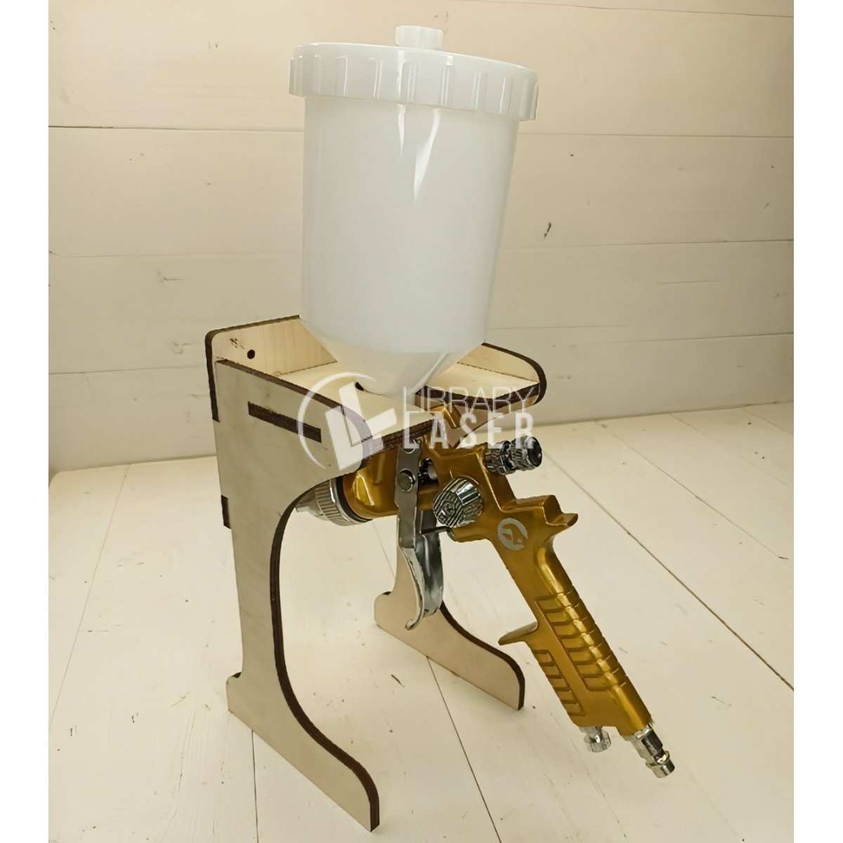 Soporte para pistola de pintura archivo láser