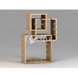 Modular shelving unit laser cut vector file