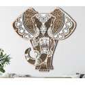 Multi-layer Elephant Mandala laser cut svg