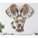 Multi-layer Elephant Mandala laser cut svg