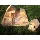 Wooden toy farm house laser cut vector plan