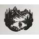 Wall decor laser cut dxf vector design