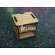 Dollhouse bedroom furniture laser cut file