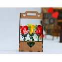 Wooden flower stand laser cut vector file