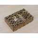 Wooden playing card box laser cut vector