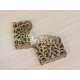 Wooden playing card box laser cut vector