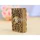 Wooden playing card box laser cut vector