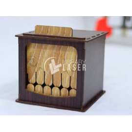 Horror style wooden box laser cut file