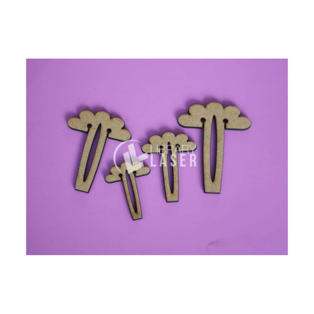 Pines para cama de Glowforge archivo láser