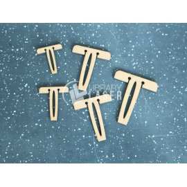 Honeycomb bed clamps laser cut vector file